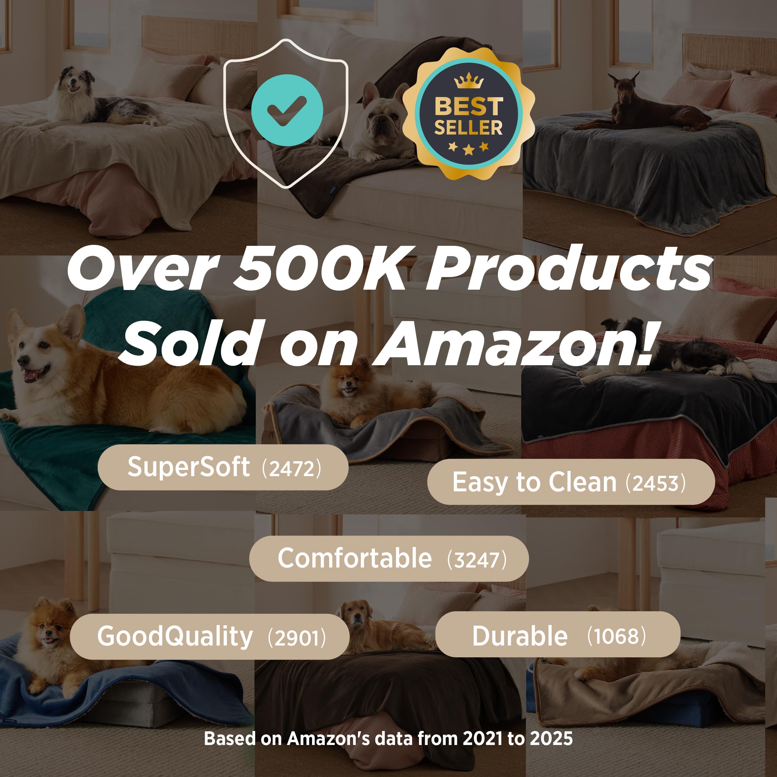 Bedsure plaid avec chat allongé près de la tête, apaisement