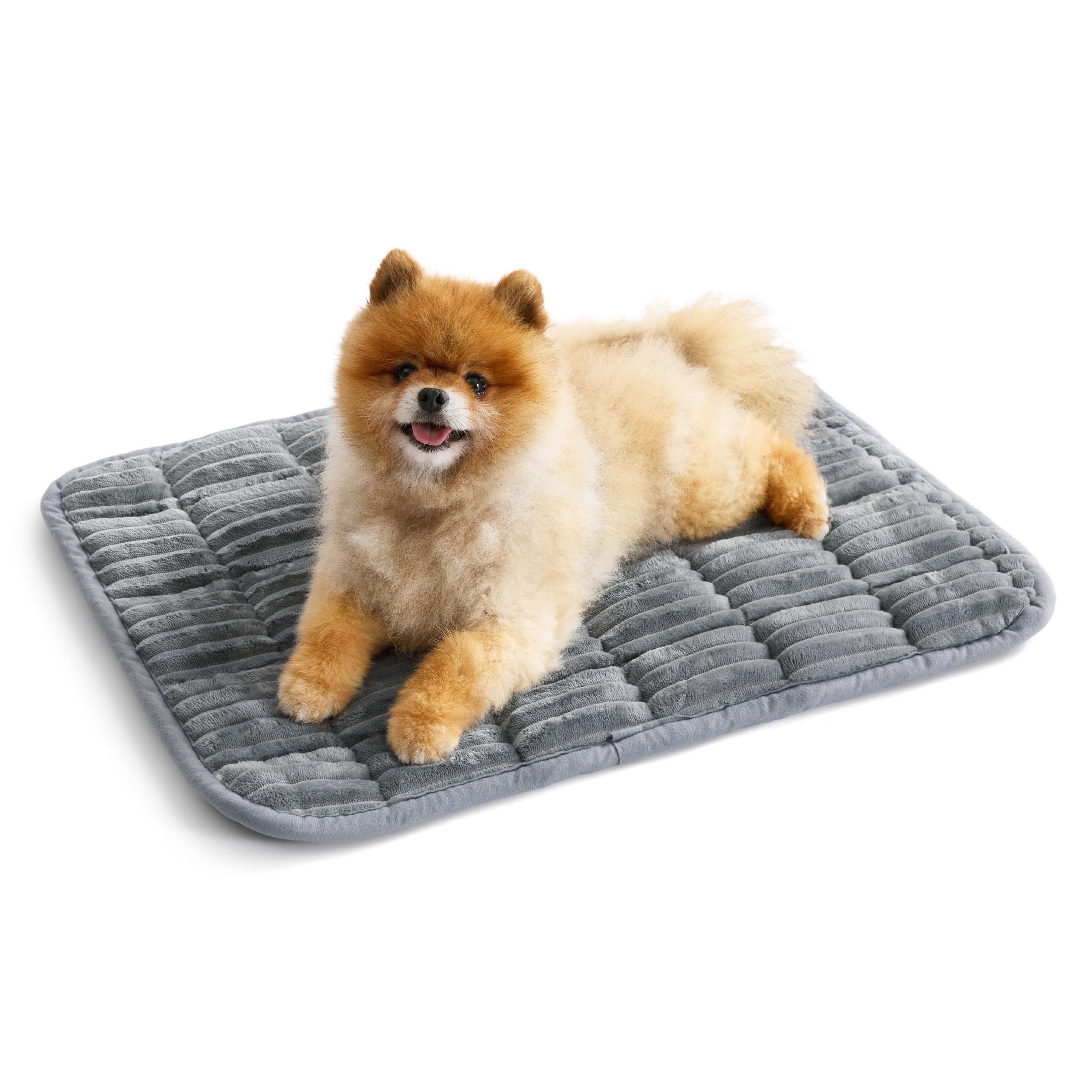 Bedsure vue avant du tapis 24 pouces, look élégant et confortable
