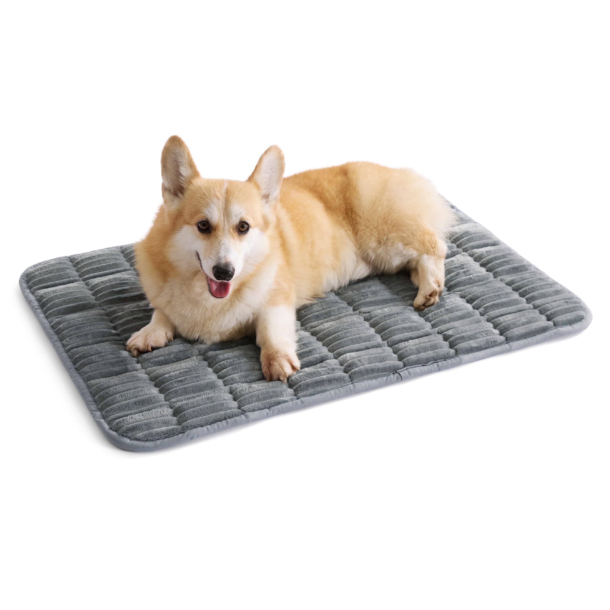 Bedsure vue face avant du tapis 35" pour un couchage élégant et propre