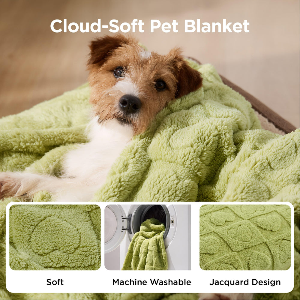 Bedsure gros plan sur la texture jacquard montrant douceur apaisante