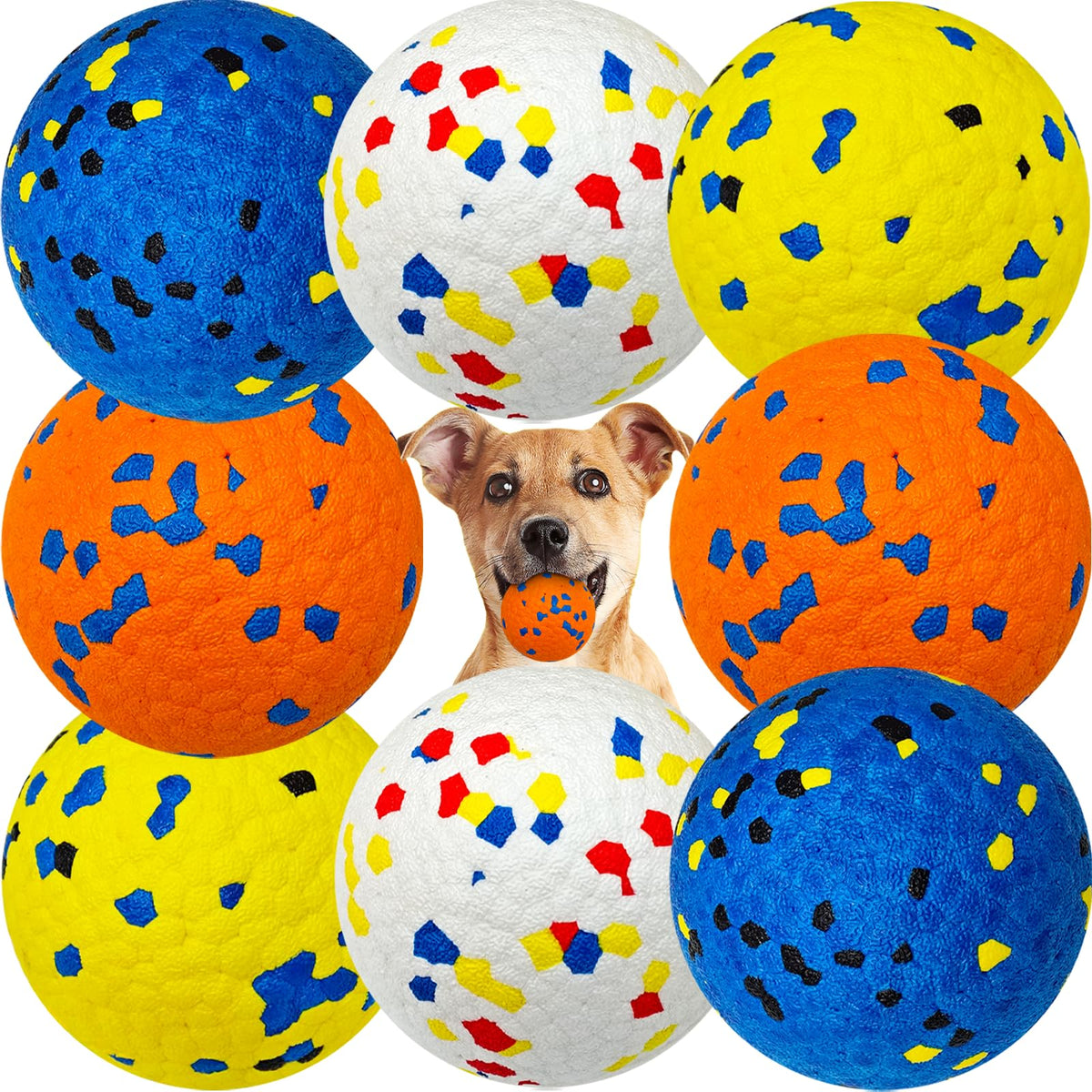 Beieverluck balle face avant montrant le design durable pour jeux
