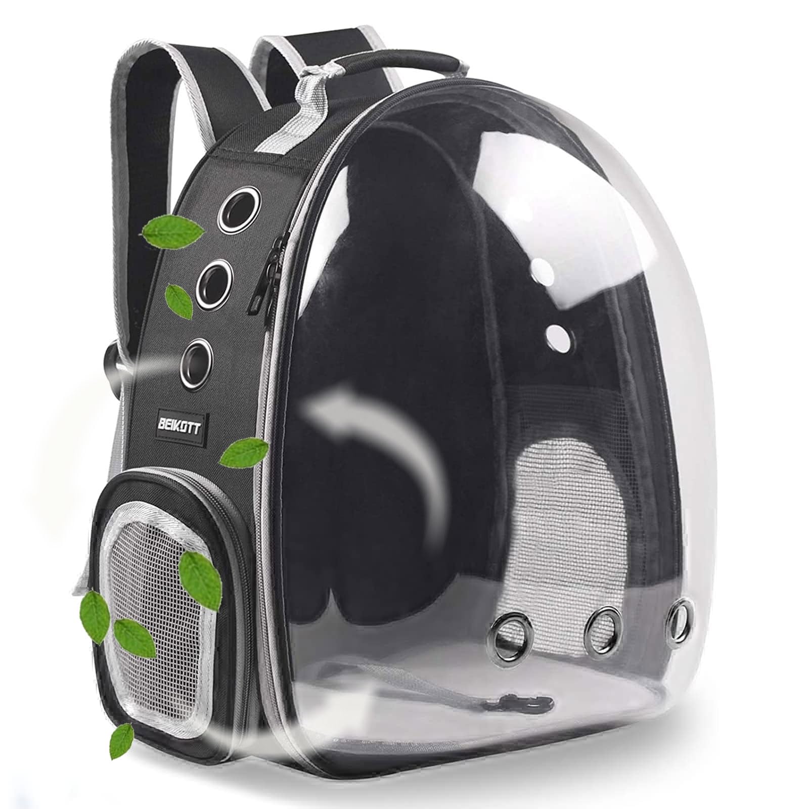 BEIKOTT coque transparente frontale montrant visibilité et protection