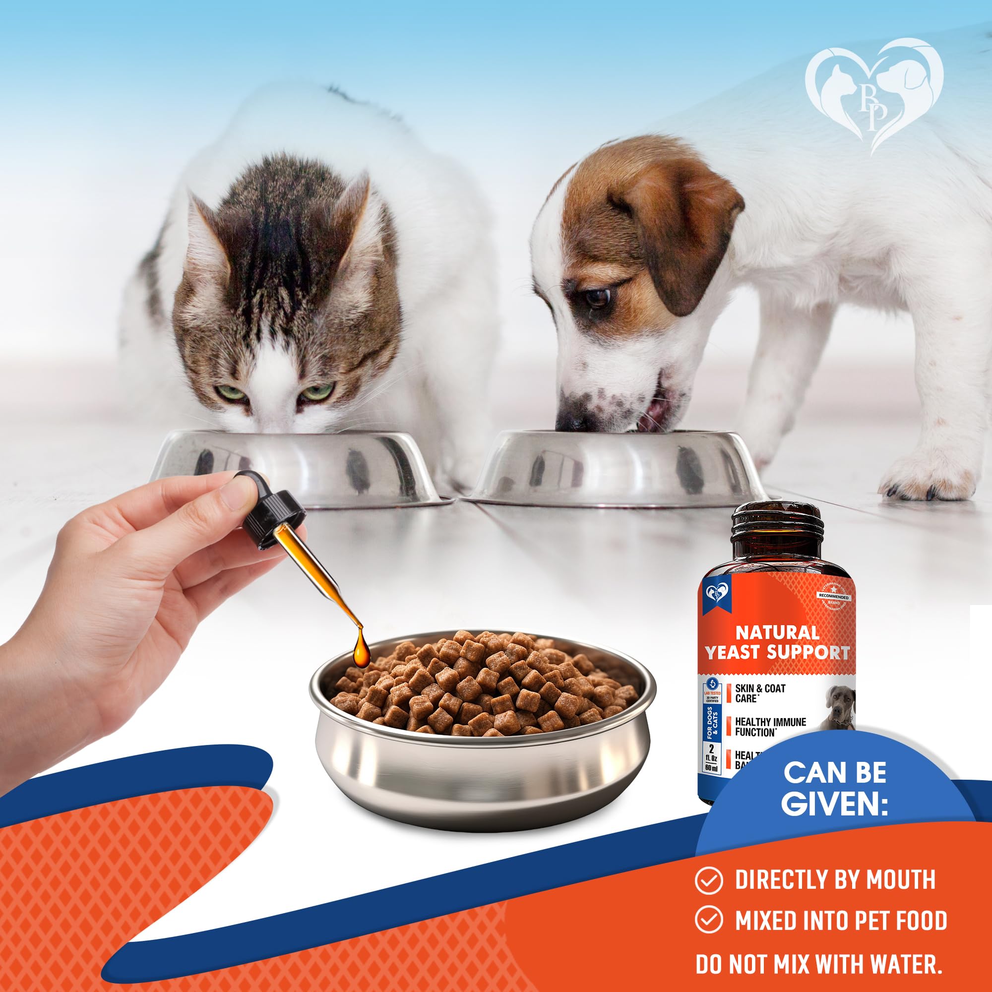 Beloved Pets comparaison taille flacon montrant échelle et facilité de manipulation