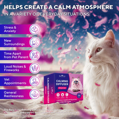 Beloved Pets gros plan de l'orifice de diffusion illustrant distribution continue apaisante