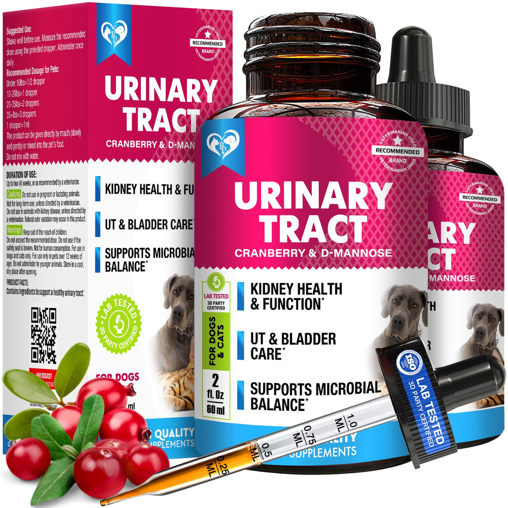 Beloved Pets emballage face montrant la formule urinaire naturelle