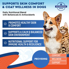 Beloved Pets étiquette zoom sur ingrédients naturels et informations claires