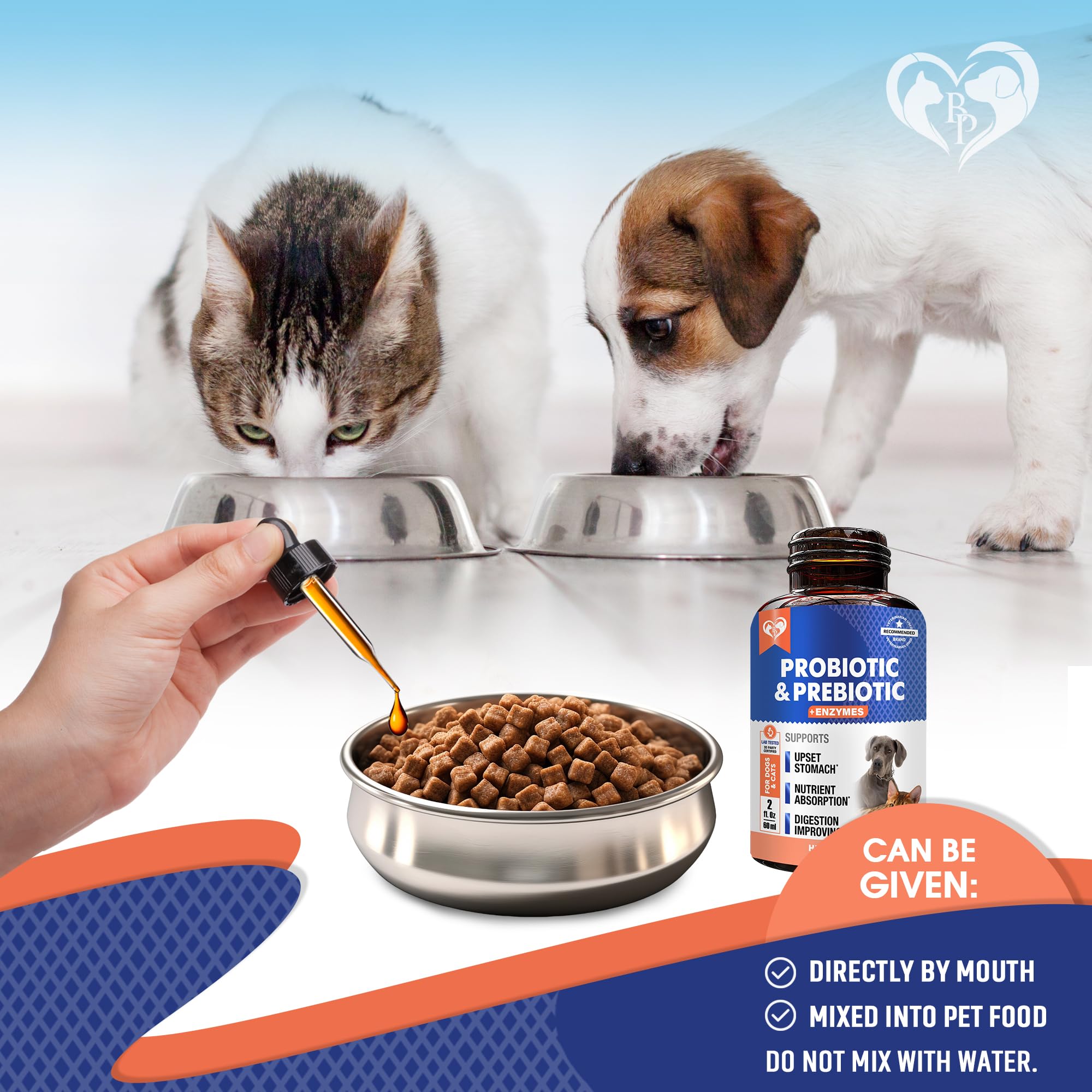 Beloved Pets texture liquide gros plan pour mélange homogène