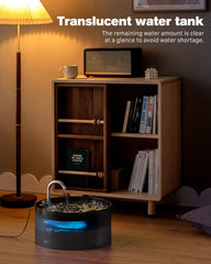 BEMOONY filtre multi-étapes montrant mousse et charbon pour eau plus propre