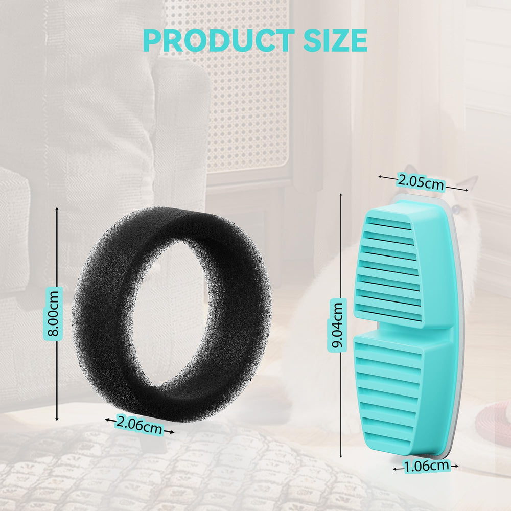 BEMOONY scène de vie fontaine avec chat buvant eau filtrée et fraîche