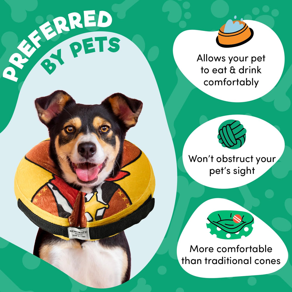 BENCMATE chien portant le collier mobilité et confort préservés
