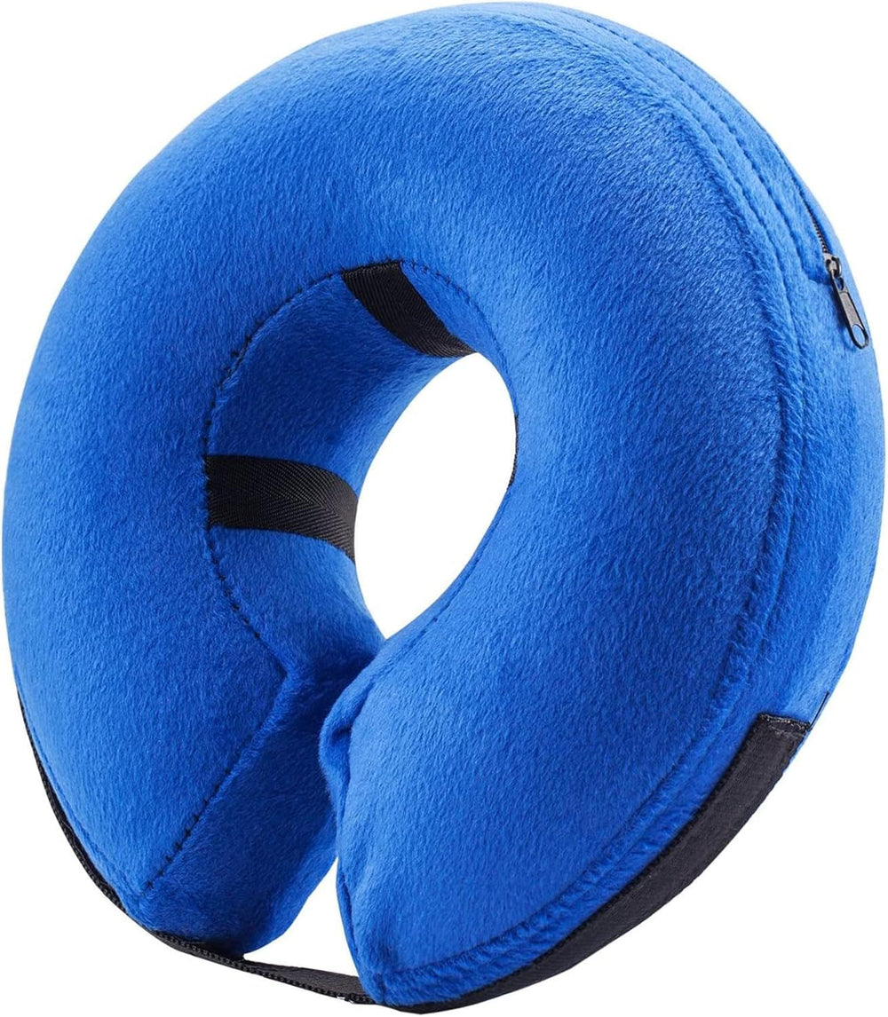 BENCMATE vue avant du collier bleu montrant protection confortable