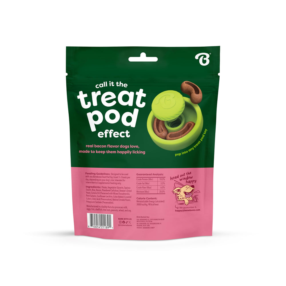 Benebone gros plan texture du Treat Pod montrant appétence et durabilité