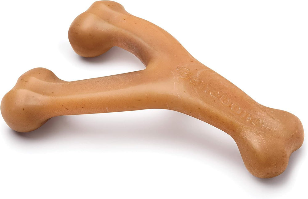 Benebone emballage avant montrant jouet durable et goût poulet