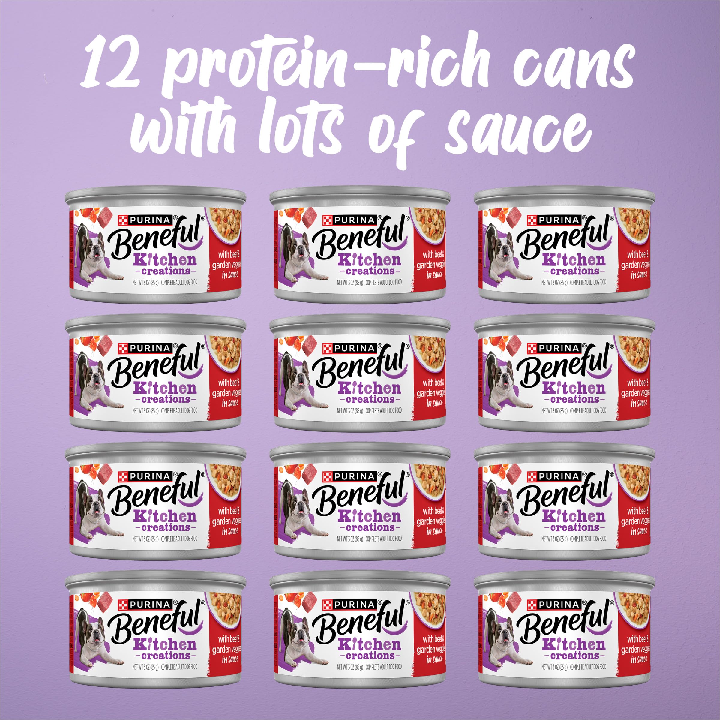 Beneful texture de la sauce riche qui hydrate le repas