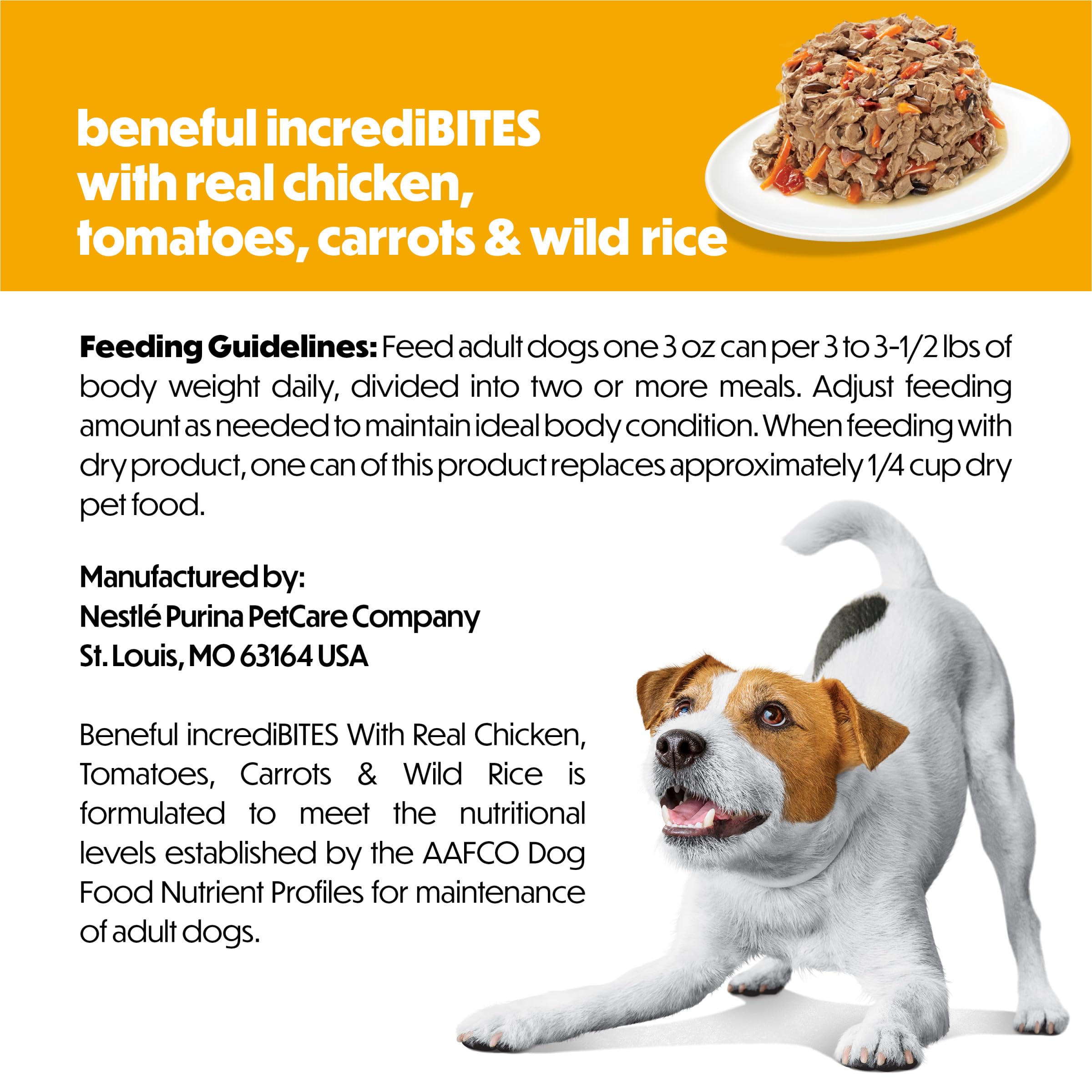 Beneful combinaison pâtée et croquettes montrant variété de textures