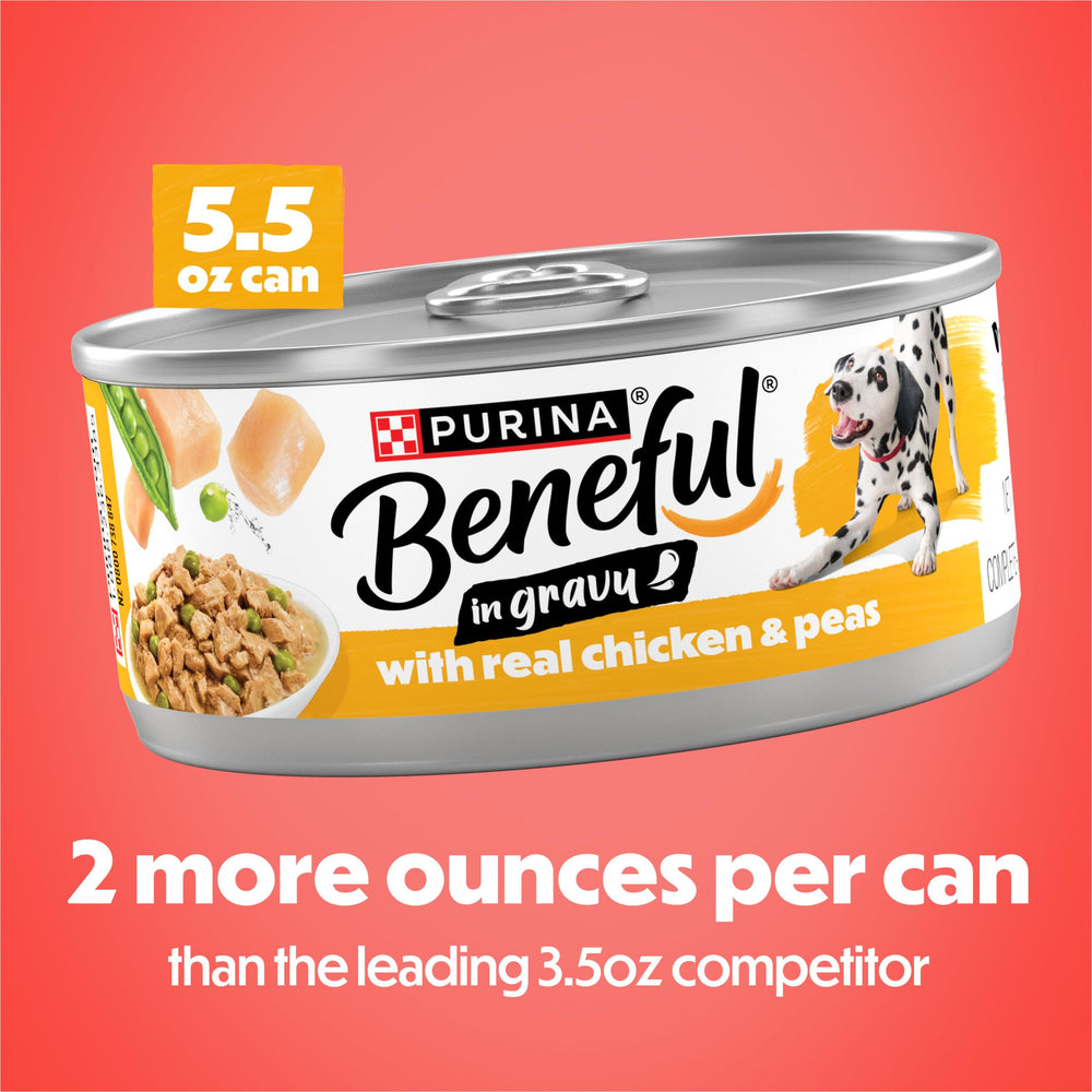 Beneful morceaux de poulet et légumes visibles pour une alimentation variée