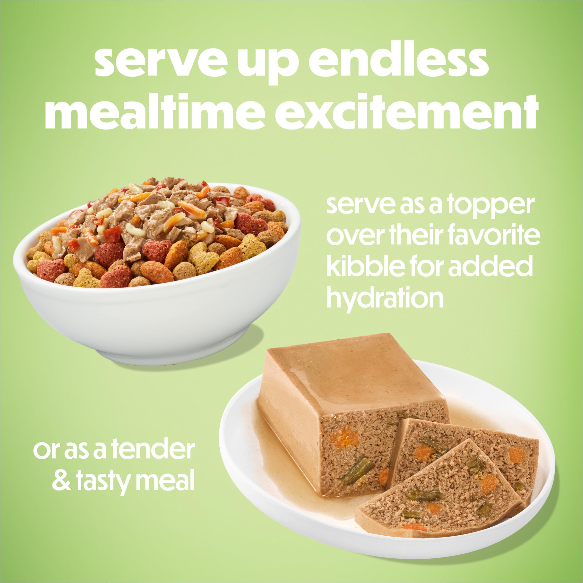 Beneful multipack vu d'ensemble, idéal pour stocker plusieurs repas