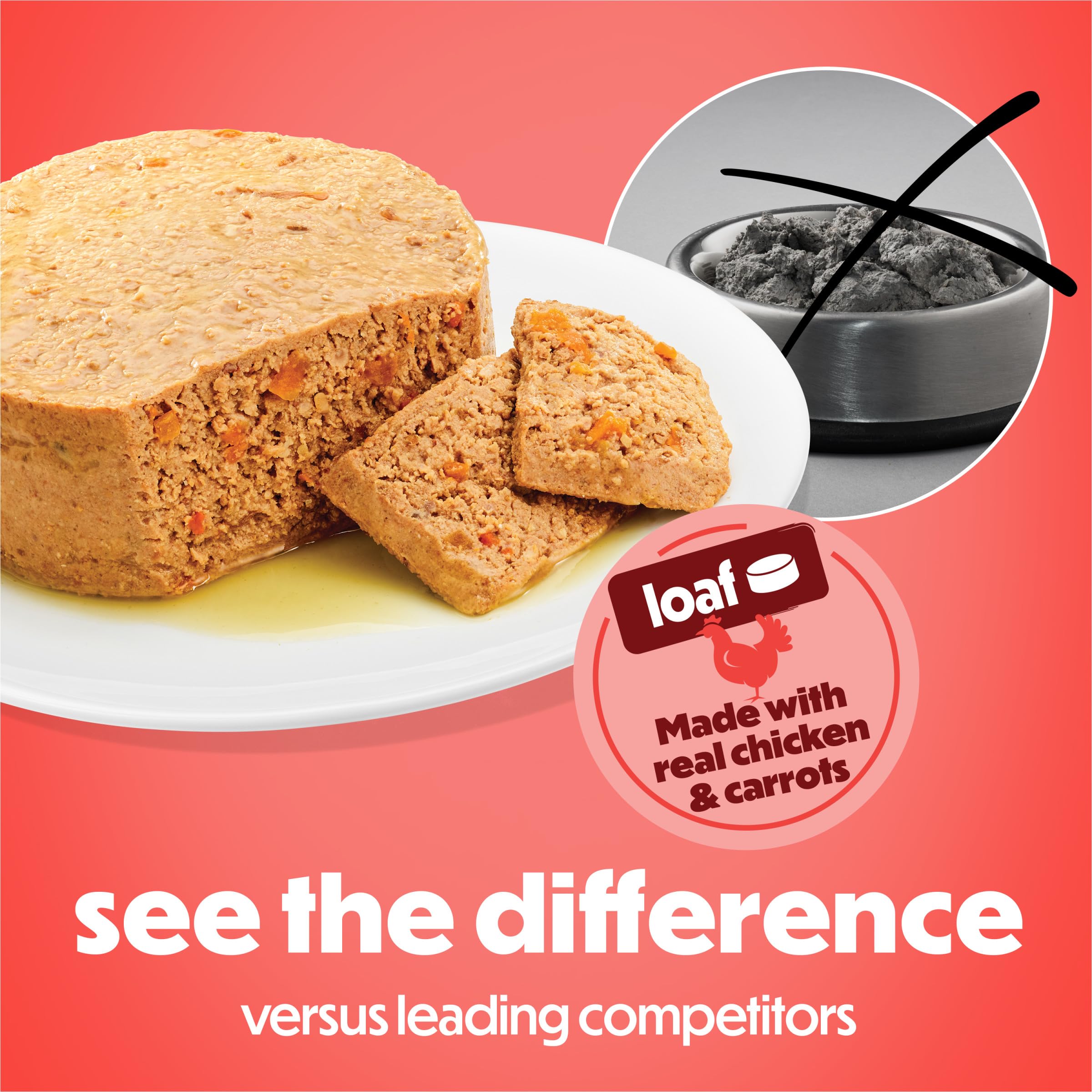 Beneful pâté gros plan sur texture lisse, appétit stimulé
