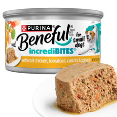 Beneful Purina face avant de la boîte montrant l’étiquette et avantages