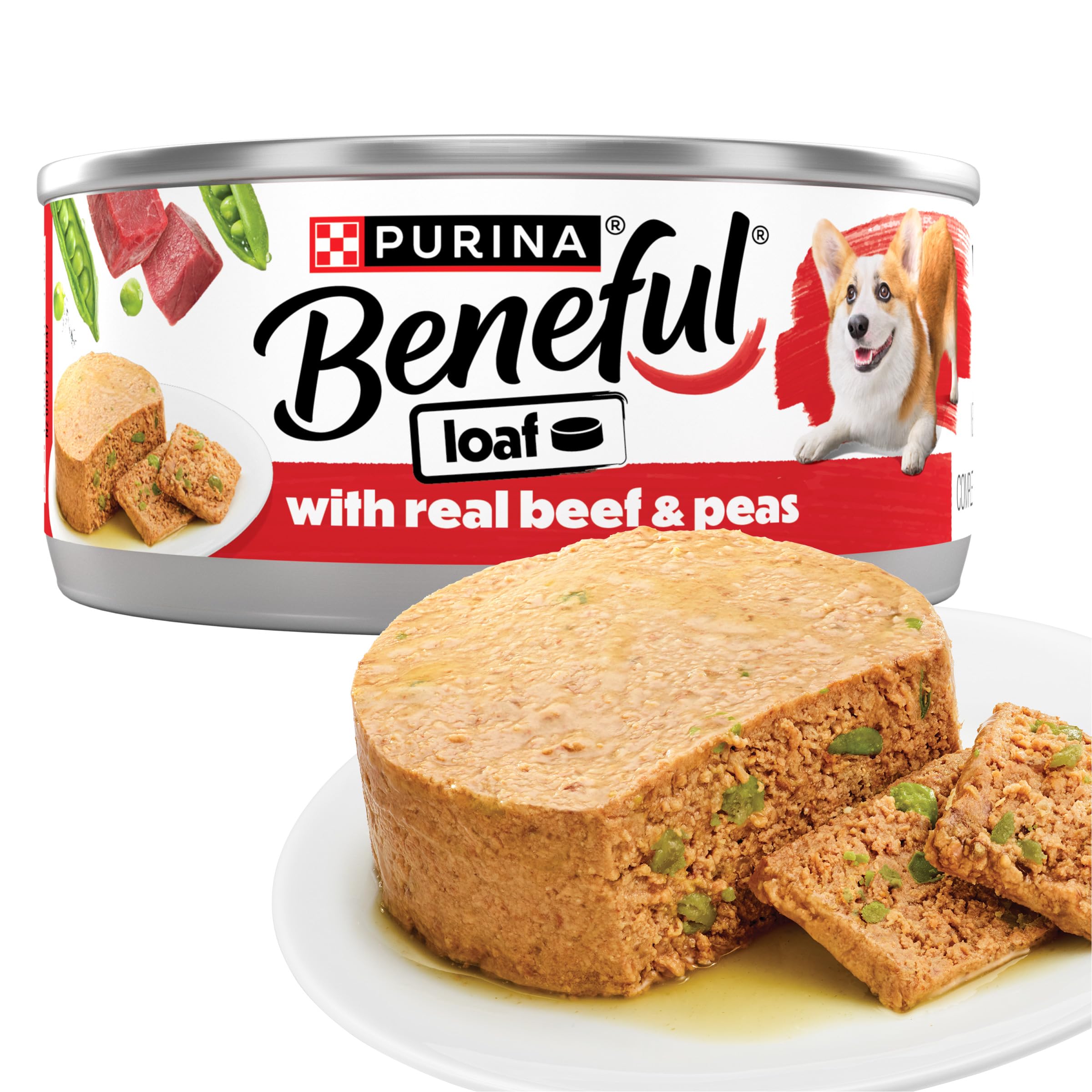 Beneful Purina boîte face avant montrant format pratique et étiquette claire