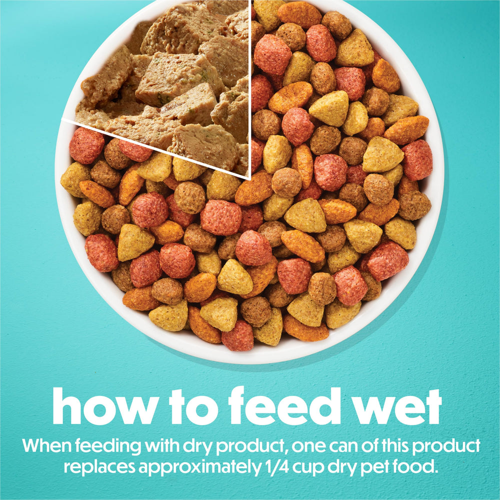 Beneful Purina comparaison taille main illustre petites portions pratiques