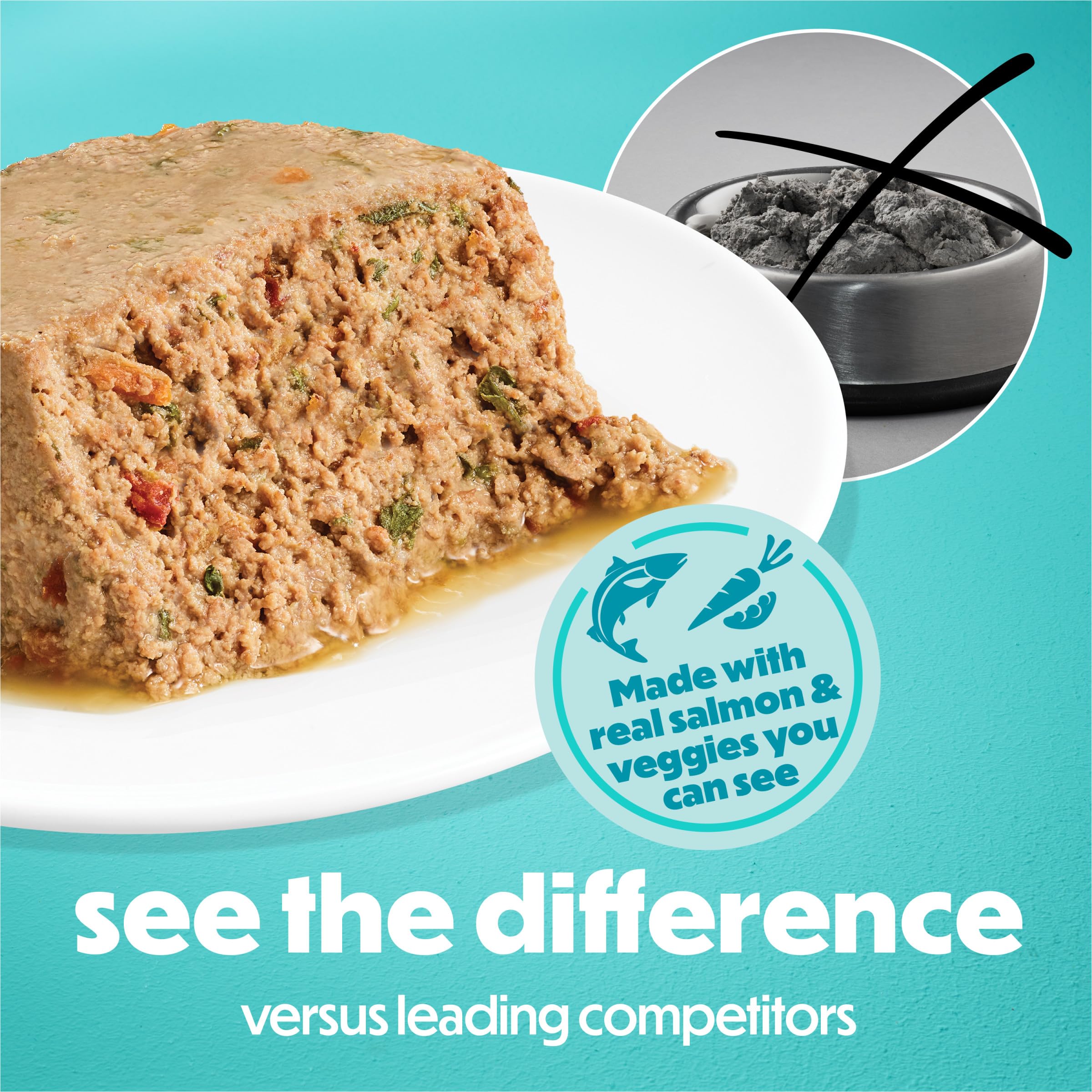 Beneful Purina gros plan sur texture loaf montrant tendreté