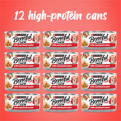 Beneful Purina servi sur croquettes ajoutant saveur et hydratation au repas