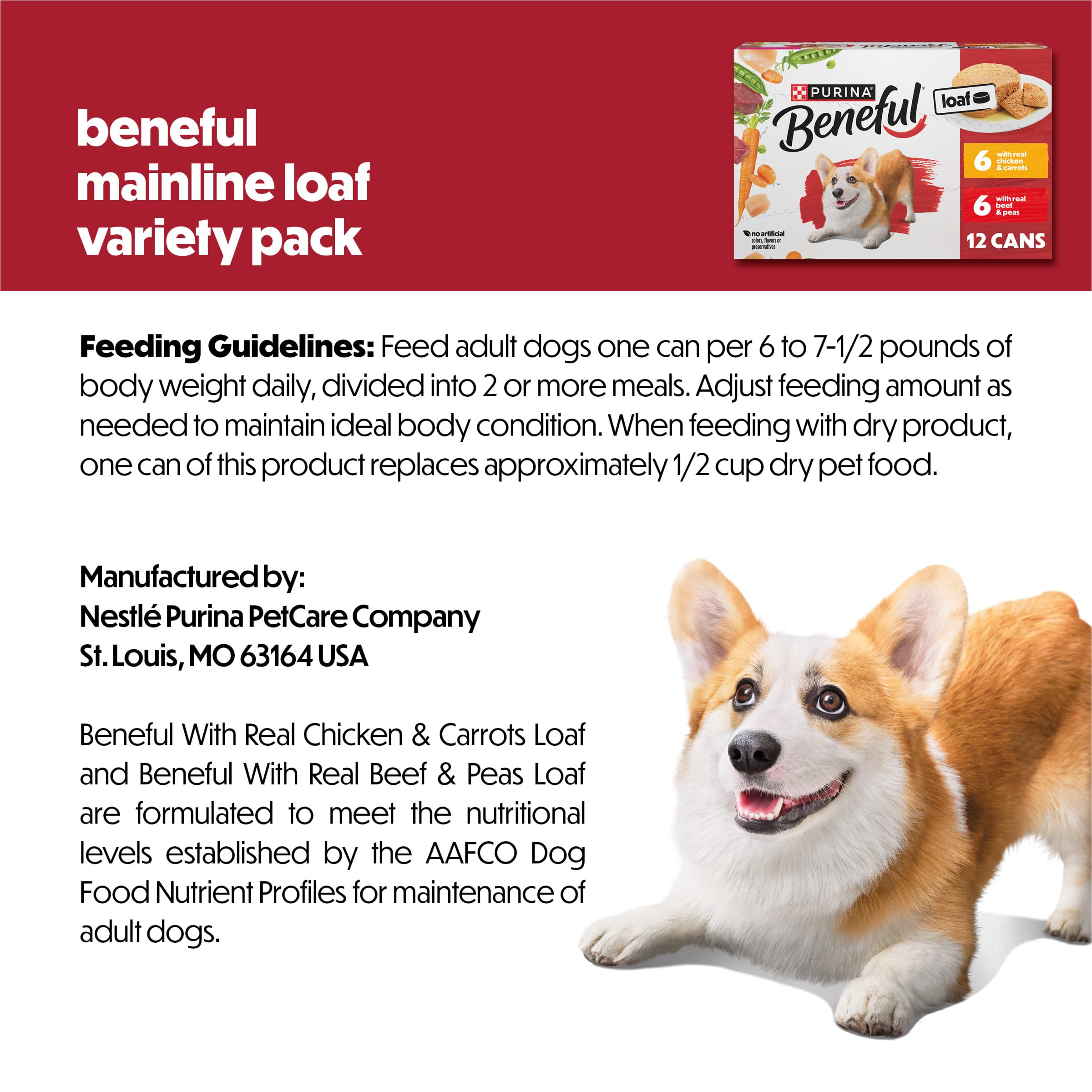 Beneful Purina assiette servie pour chien mettant en valeur la présentation