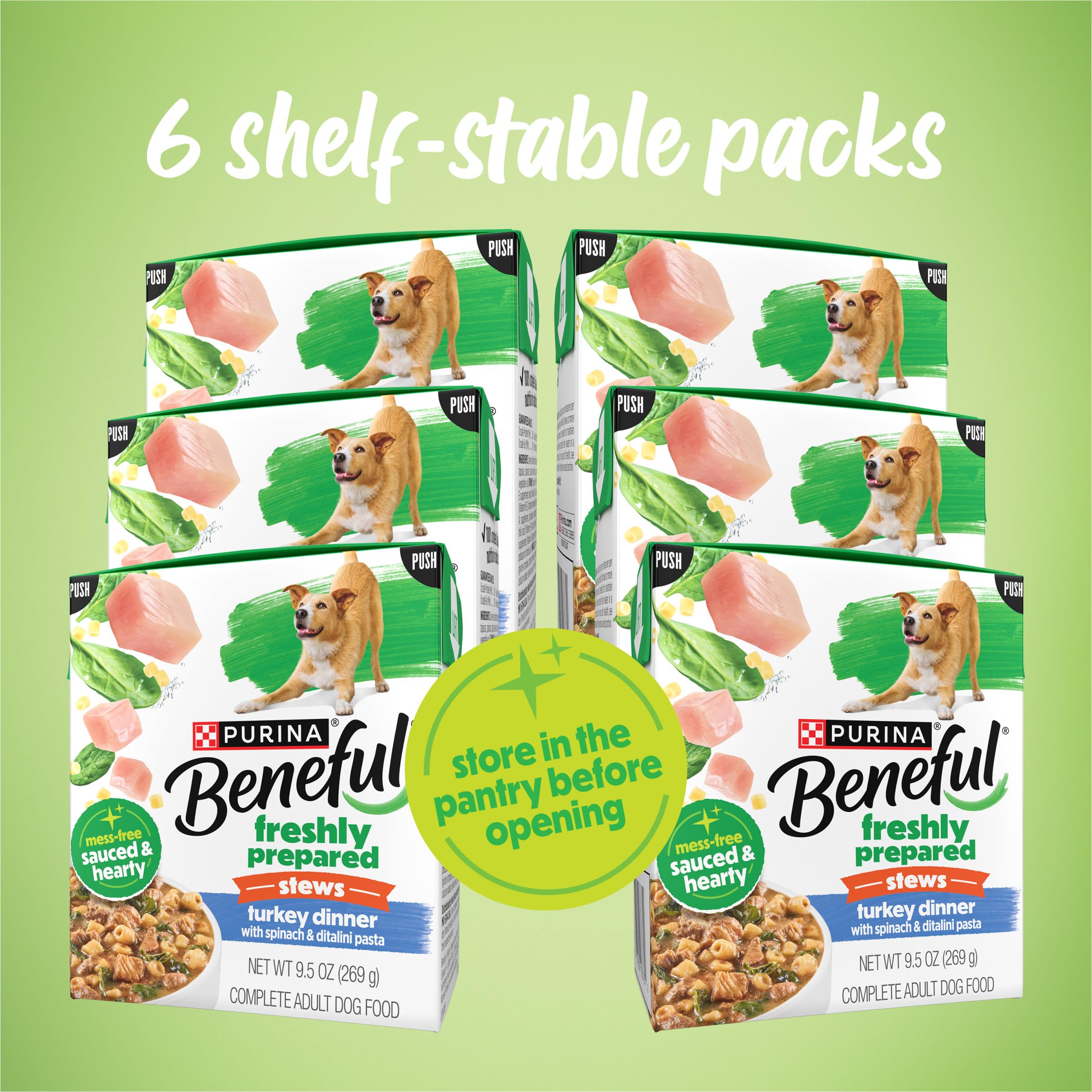 Beneful Purina ragoût visible avec légumes et ditalini, hydratation accrue