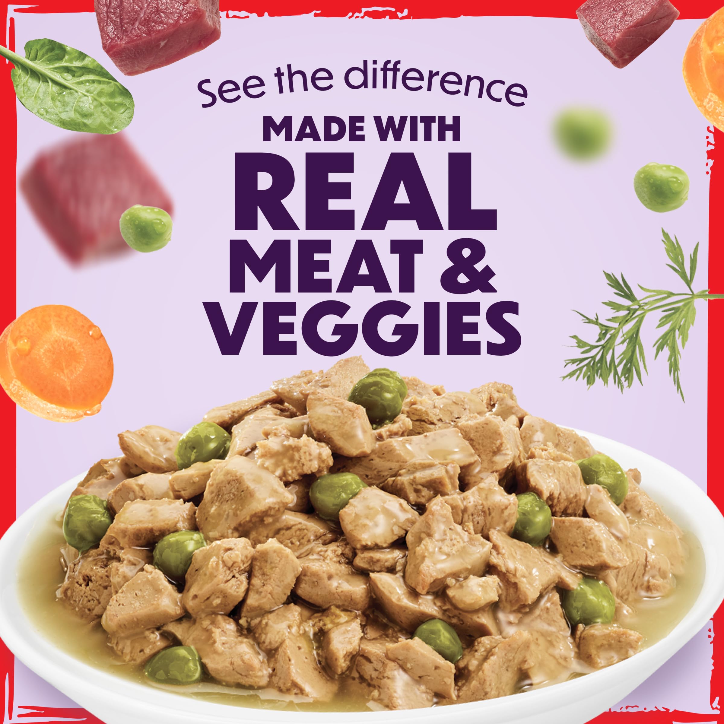 Beneful portion en conserve à côté d’une cuillère pour l’échelle pratique