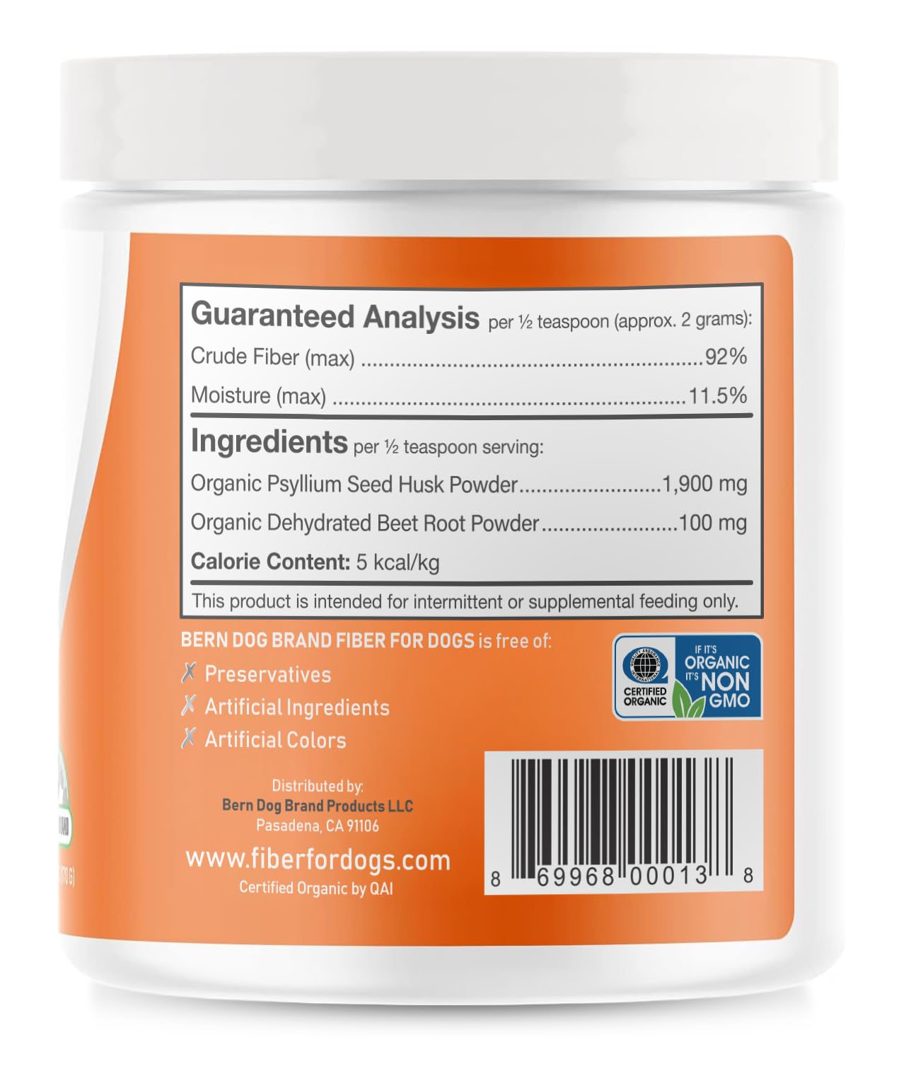 Bern Dog Brand cuillère de portion montrant dosage pratique et simplicité d'utilisation