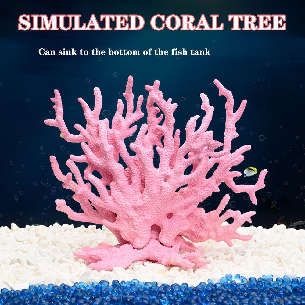 Besimple corail en aquarium offrant abri aux poissons et esthétique