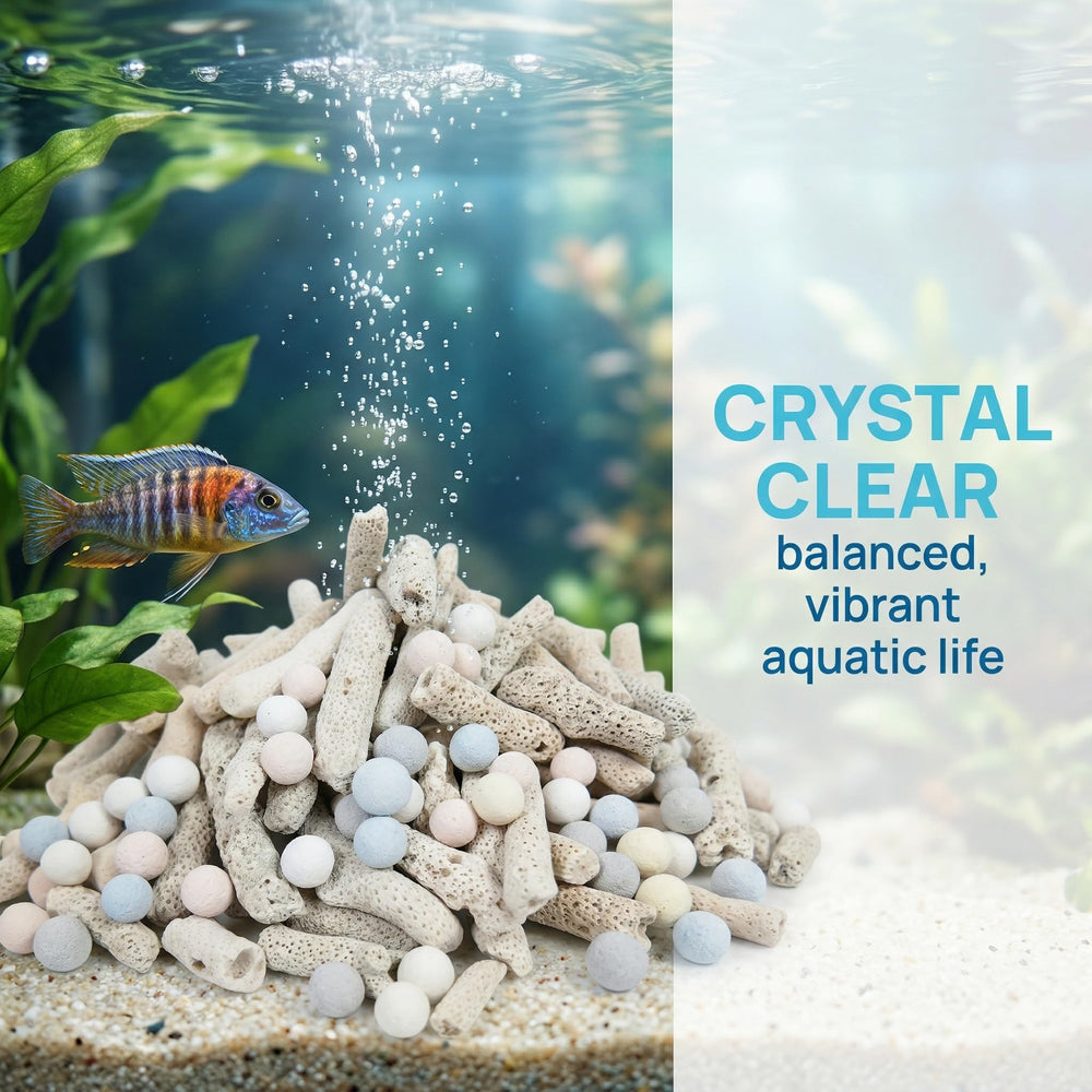 BeSlivewell gros plan corail concassé montrant texture pour biofiltration