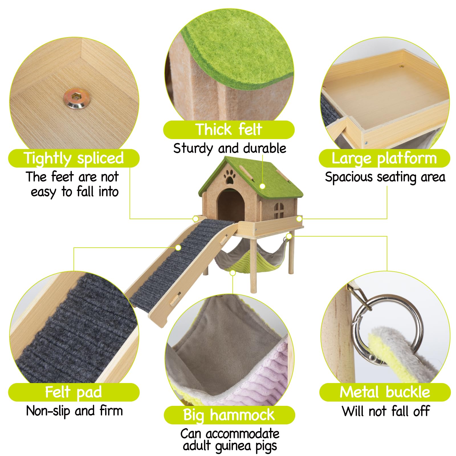 BESNEW hamac en tissu doux lavable assurant hygiène