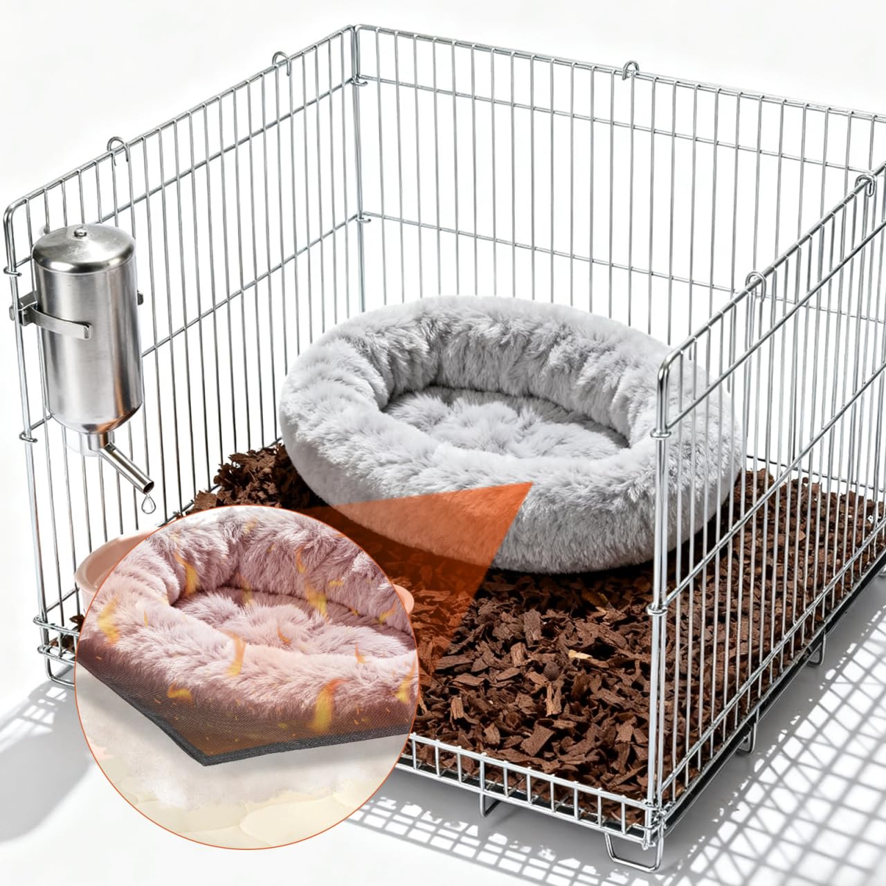 BESPORTBLE tapis dans cage hamster offrant coin chaud et repos sécurisé
