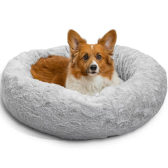 Best Friends by Sheri devant du lit donut montrant design confortable
