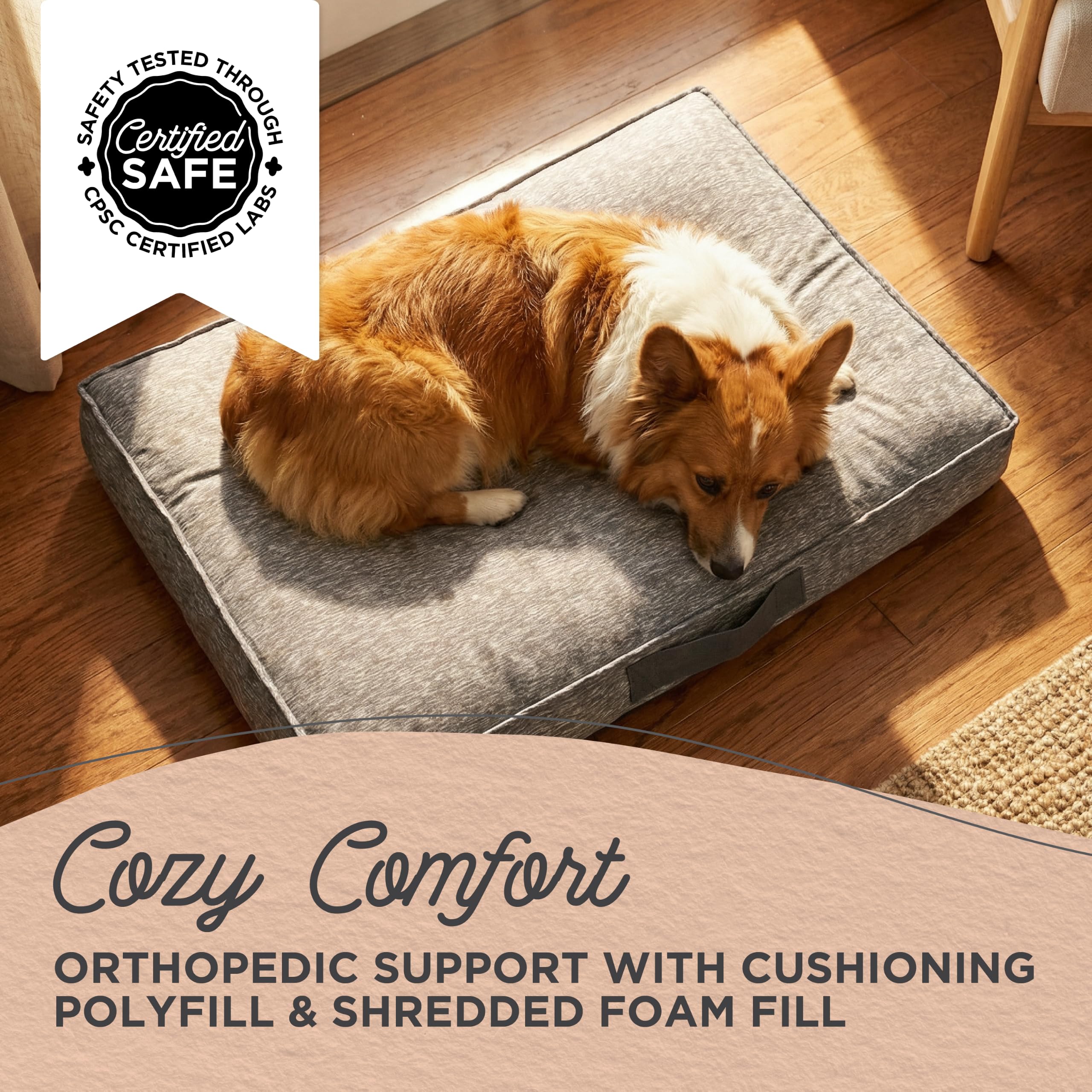 Best Friends by Sheri lit en usage avec chien offrant confort rassurant
