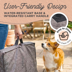 Best Friends by Sheri poignée visible facilitant transport pratique