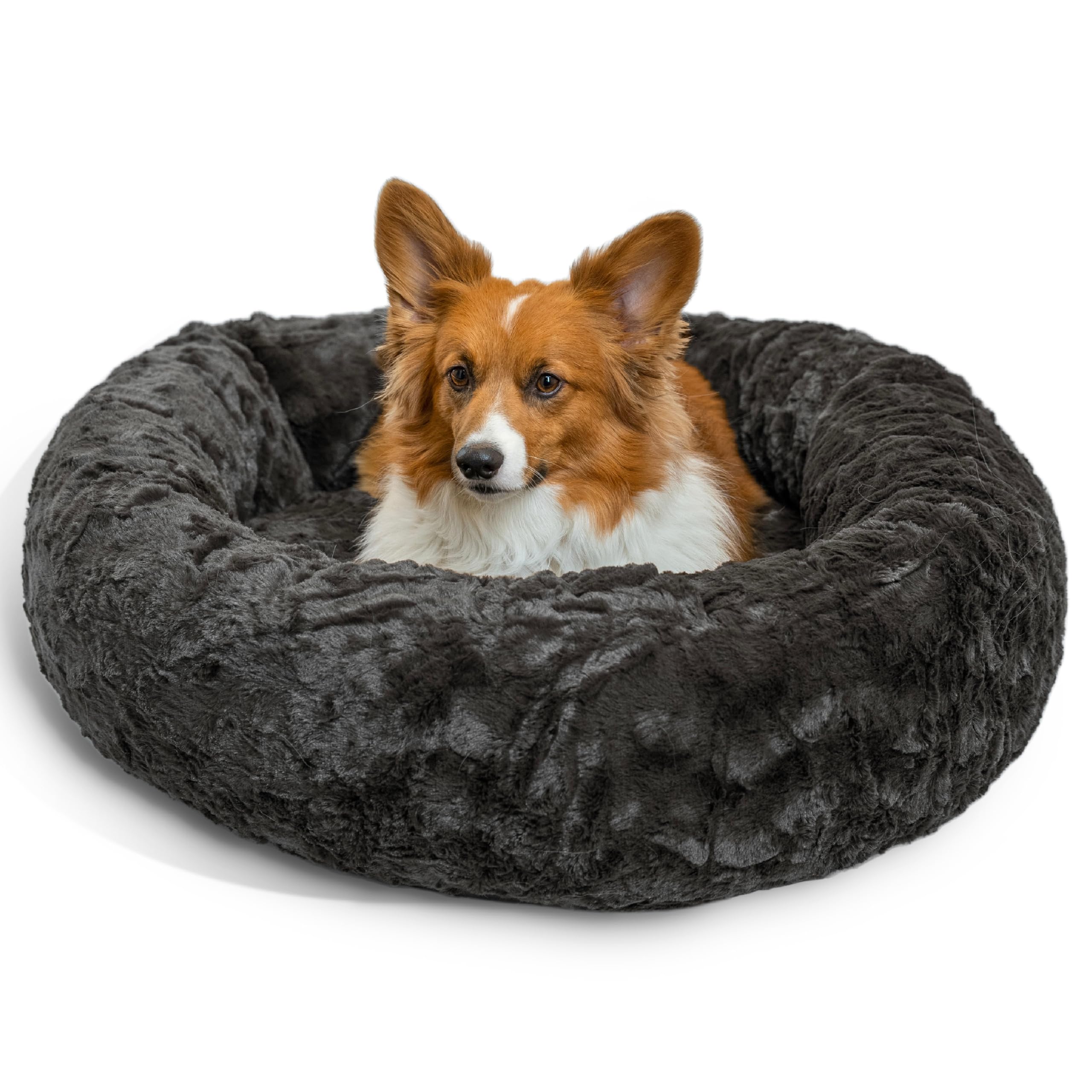 Best Friends by Sheri lit donut vue devant pour confort rassurant