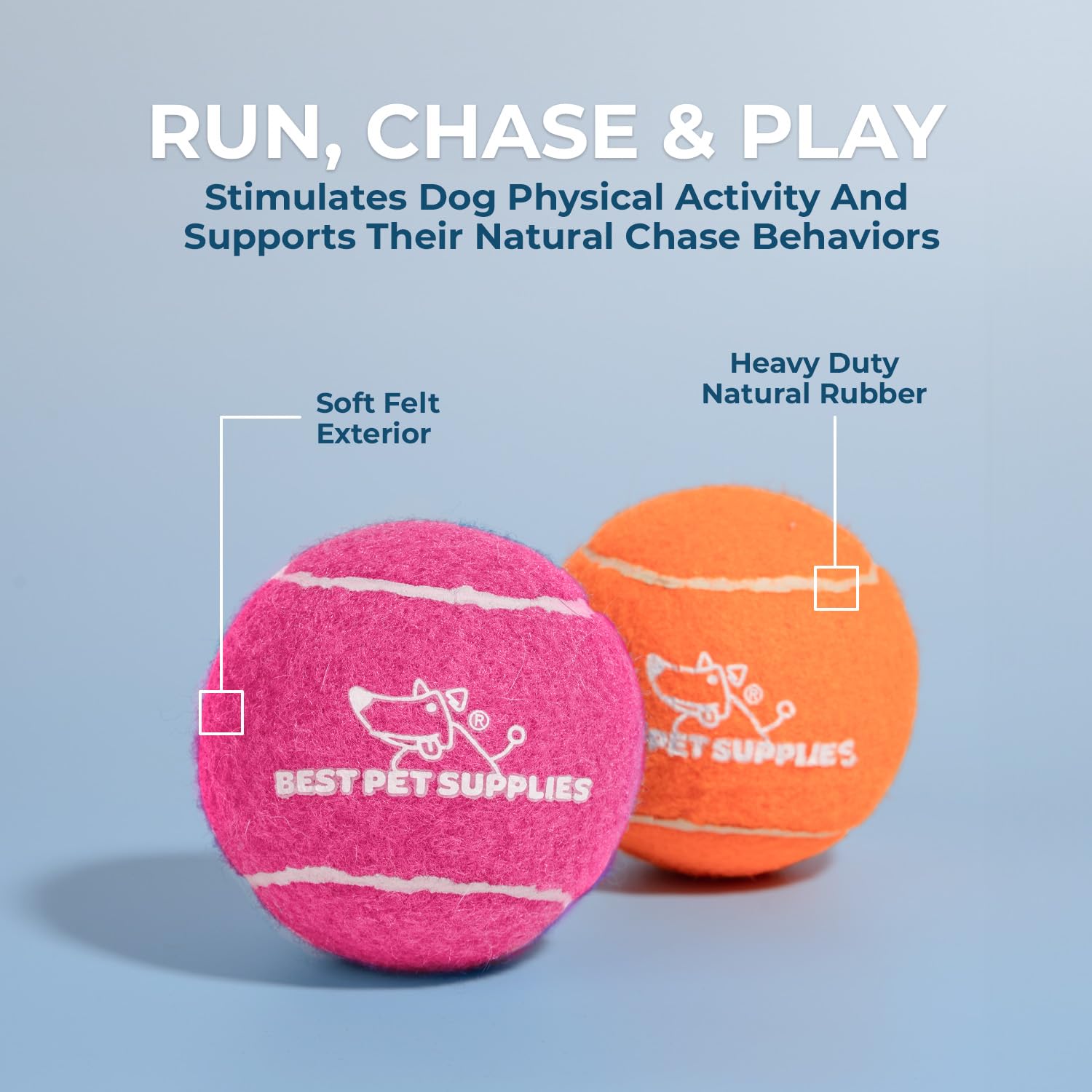 Best Pet Supplies balle en plein lancer montrant stimulation de l’exercice