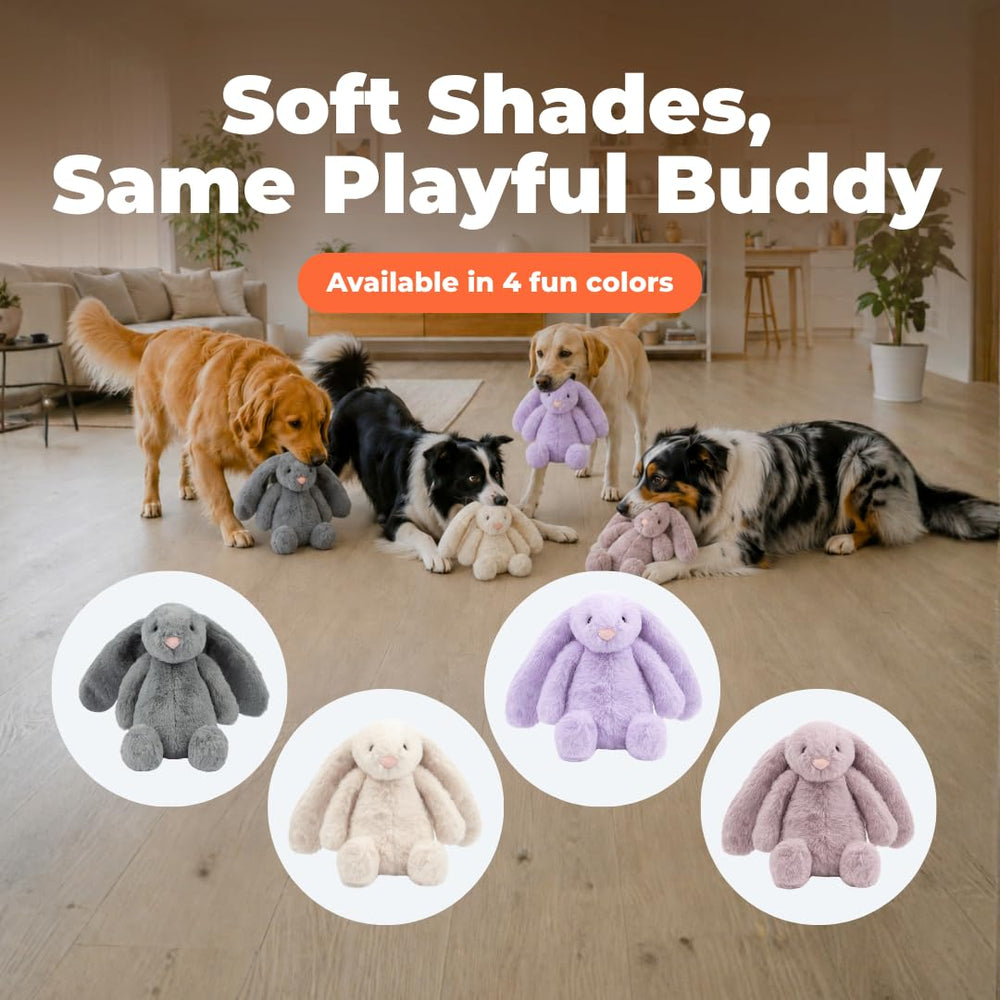 Best Pet Supplies bunny buddy étiquette et coutures indiquant qualité et sécurité