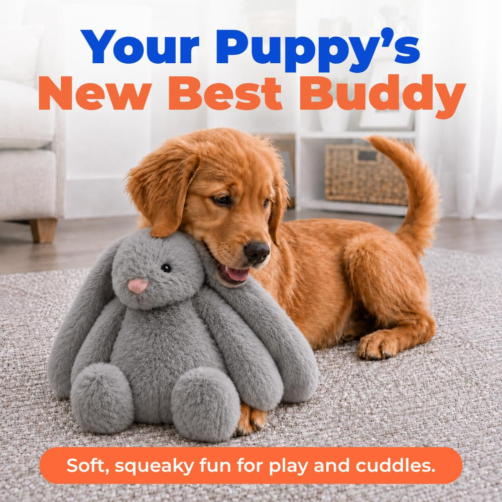 Best Pet Supplies Bunny Buddy gros plan sur texture de peluche pour confort buccal