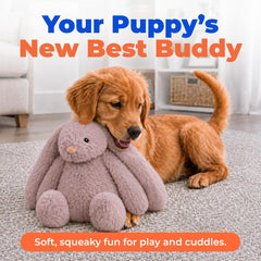 Best Pet Supplies bunny buddy gros plan texture en peluche durable et douce