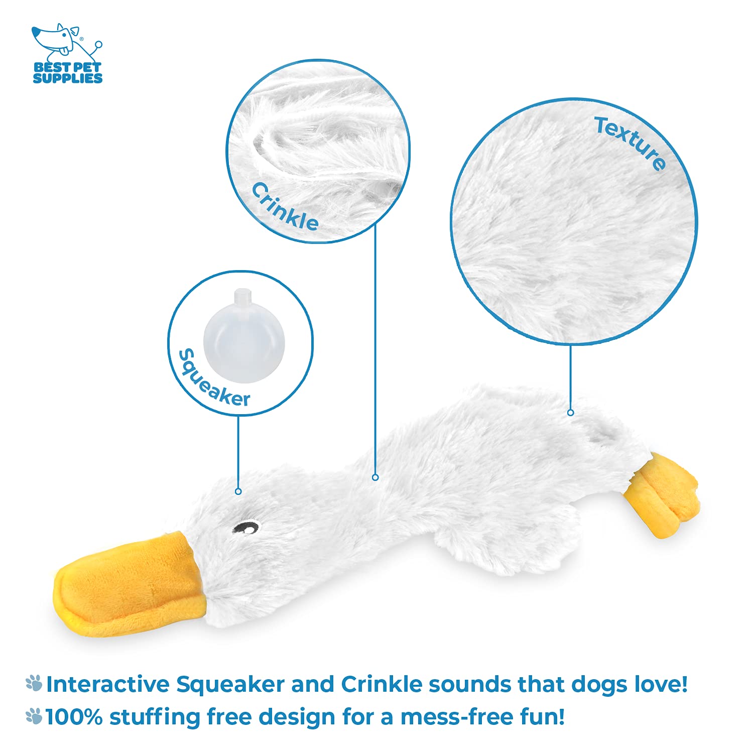 Best Pet Supplies canard à côté d’un objet pour comparaison de taille pratique