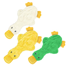 Best Pet Supplies canard crinkle face avant montrant forme maniable et couleurs vives