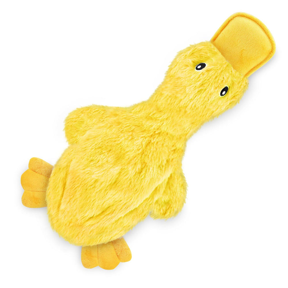 Best Pet Supplies canard tenu par une patte de chien illustrant prise facile et jeu sûr