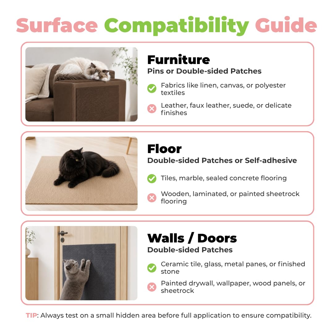 Best Pet Supplies Catify autocollants de rechange prolongeant l'usage