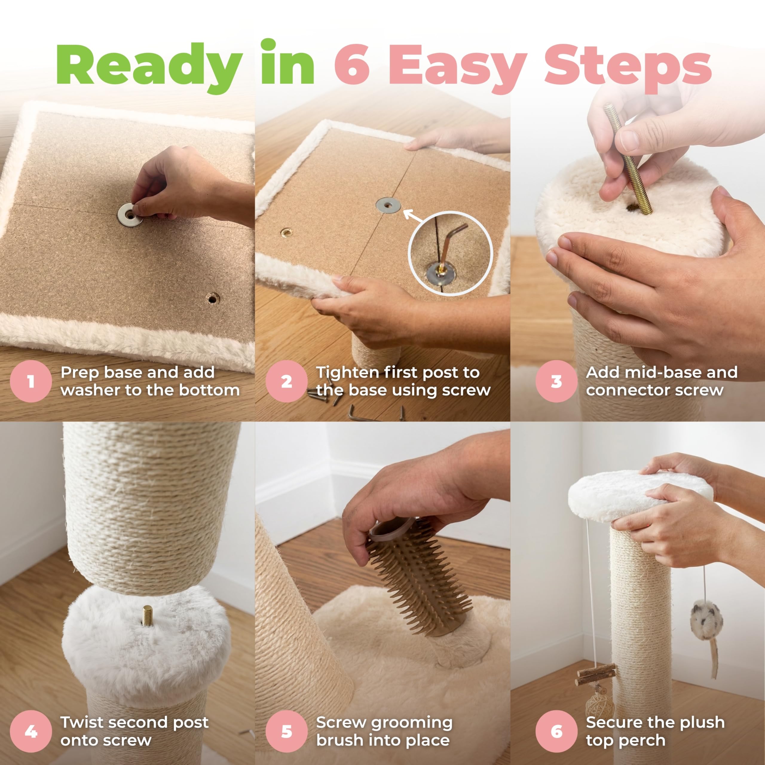 Best Pet Supplies Catify base stable assure sécurité pendant le jeu