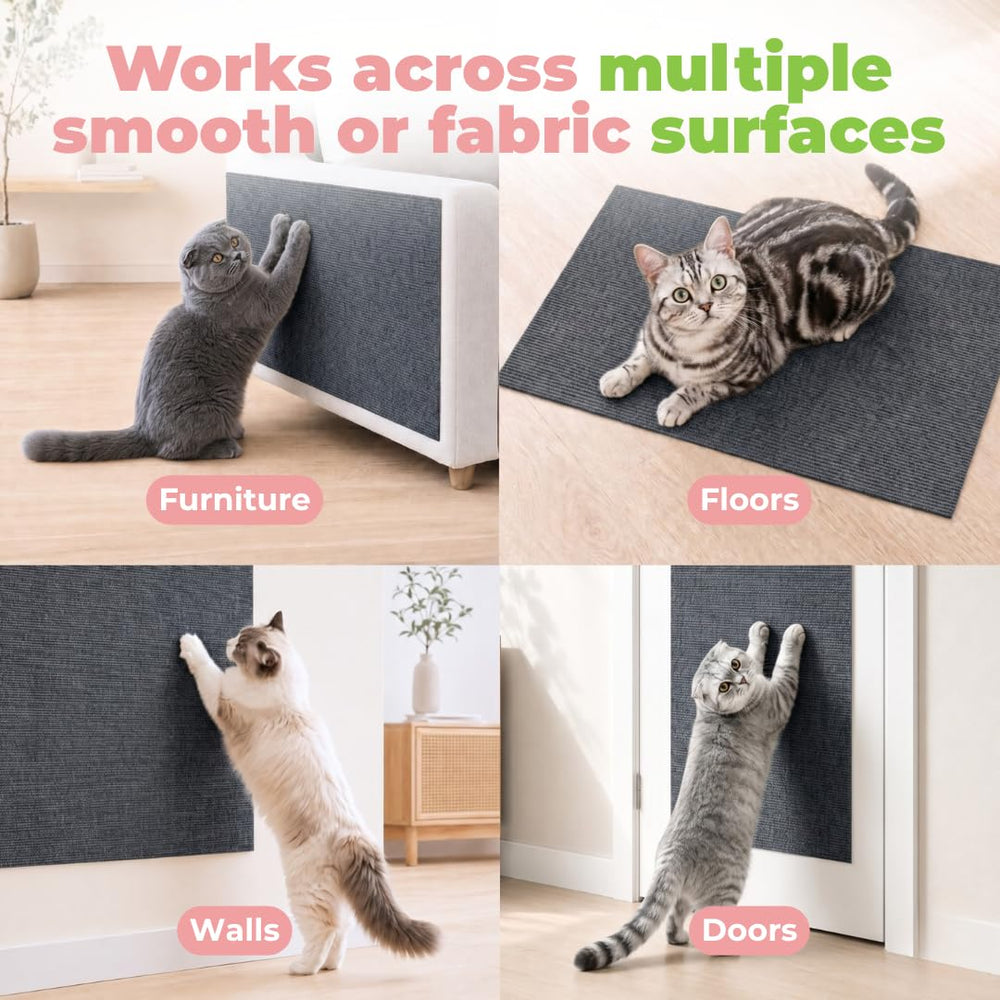 Best Pet Supplies Catify coupe montrant longueur 99 cm et ajustement précis