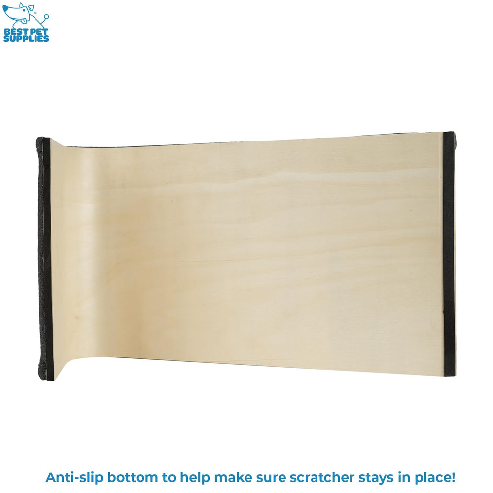Best Pet Supplies Catify étiquette produit montrant matériau sisal et avantages durables